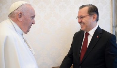 Vatikan Büyükelçisi Göktaş, Papa ile vedalaşma sonrasında DHA’ya konuştu