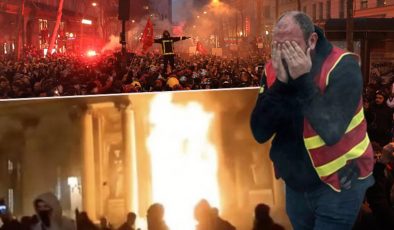 Fransa’da emeklilik yaşı protestoları 9. gününde: Bordeaux Belediyesi ateşe verildi