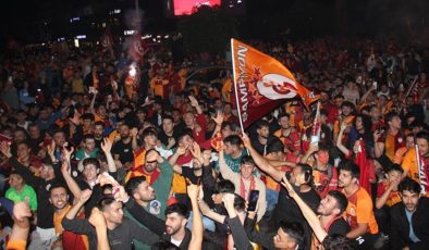 Galatasaray’ın şampiyonluğu tüm Türkiye’de coşkuyla kutlandı
